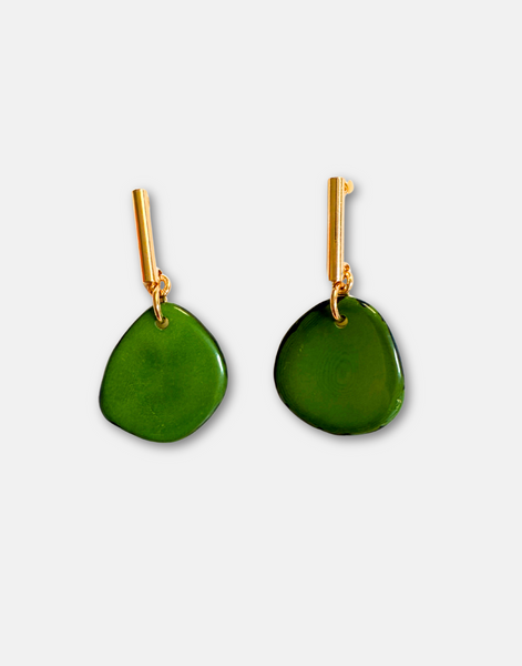 Maria Colourful Tagua Earrings