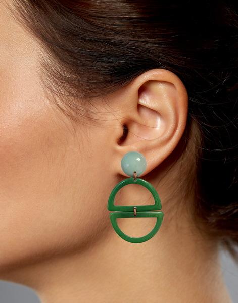 Miranda Earrings Green