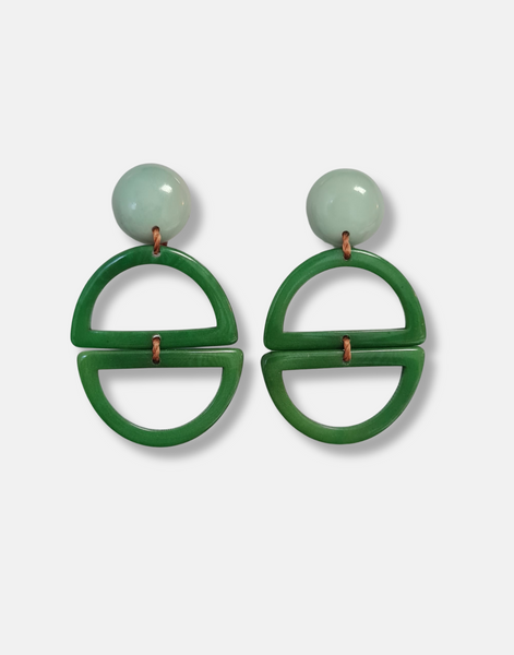 Miranda Earrings Green