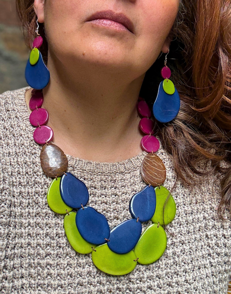 Sandra Tagua Necklace - Happy Hour