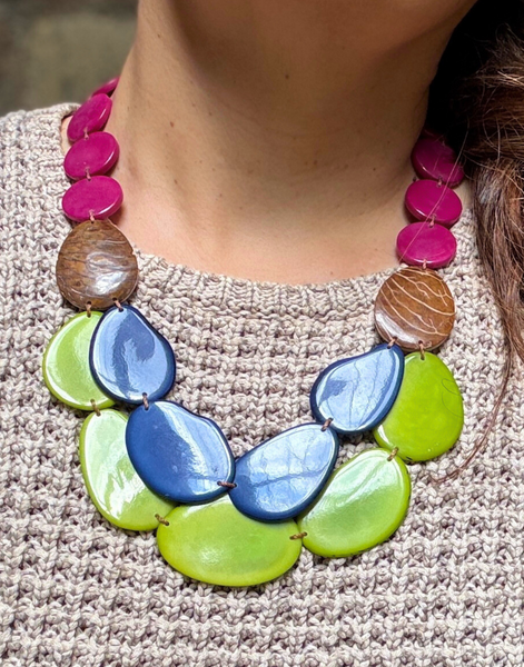 Sandra Tagua Necklace - Happy Hour
