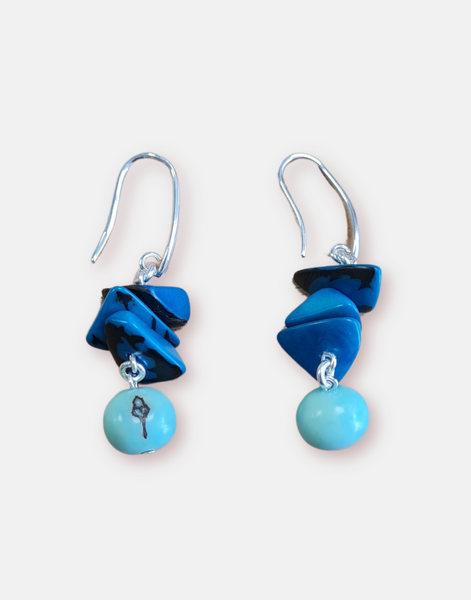 Tais Tagua Drop Earrings