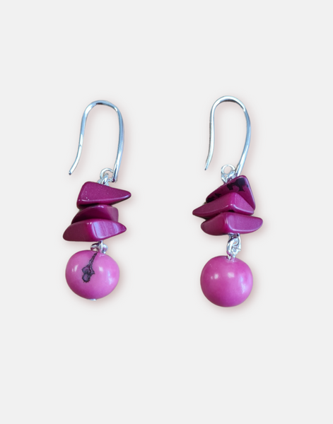Tais Tagua Drop Earrings