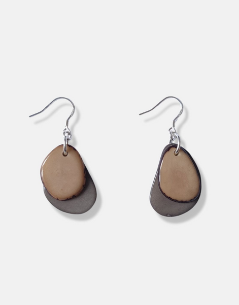Secca Tagua Nut Earrings