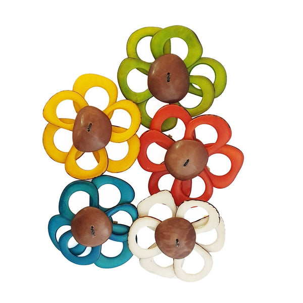 Flower Brooch - Pretty Pink Jewellery
