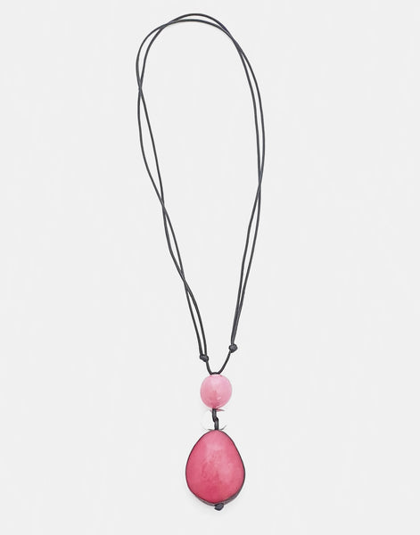 Adjustable Pendant Necklace - Pretty Pink Jewellery