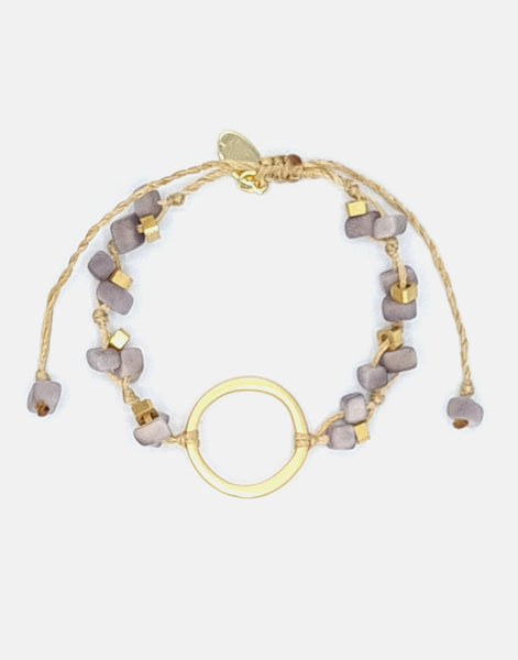 Dainty Tagua Bracelet - Pretty Pink Jewellery