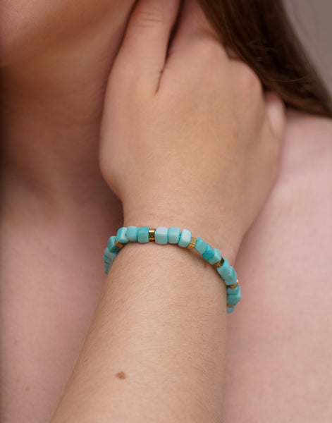 Friendship Tagua Bracelet - Pretty Pink Jewellery