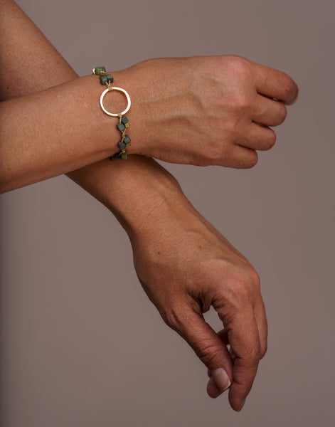 Dainty Tagua Bracelet - Pretty Pink Jewellery