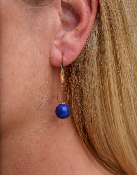 Cobalt Blue Ana Acai Earrings - Pretty Pink Jewellery