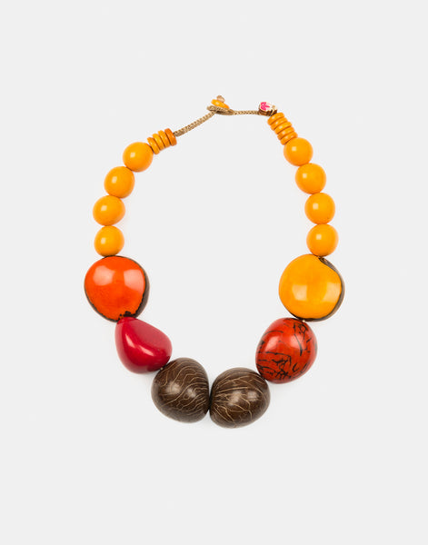 Yellow Marina Necklace - Pretty Pink Jewellery