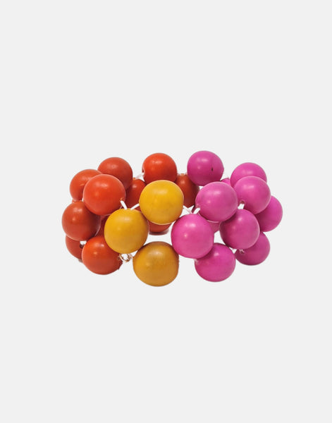 Pink Mix Tagua Chicle Bracelet - Pretty Pink Jewellery