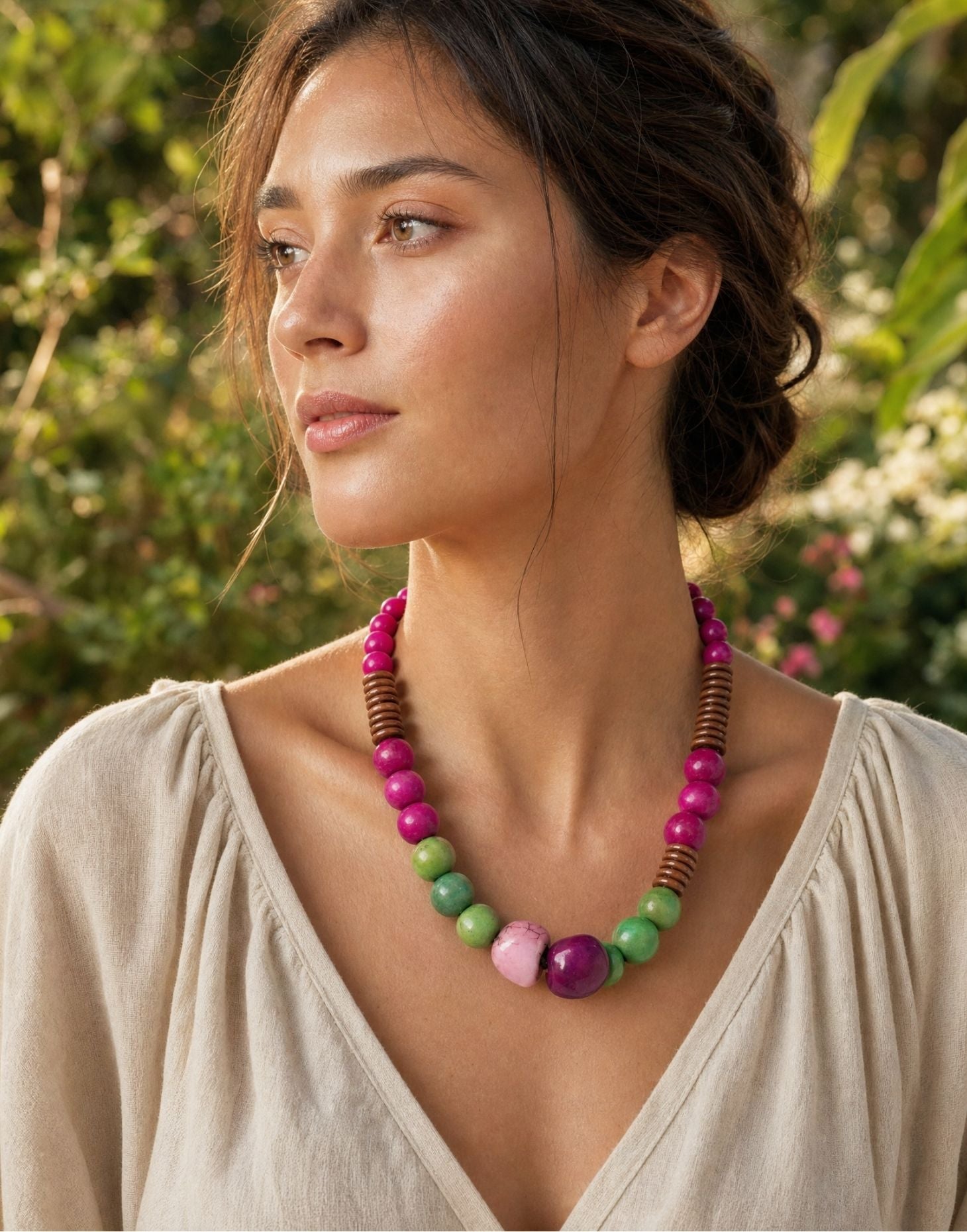 Celine Tagua Necklace