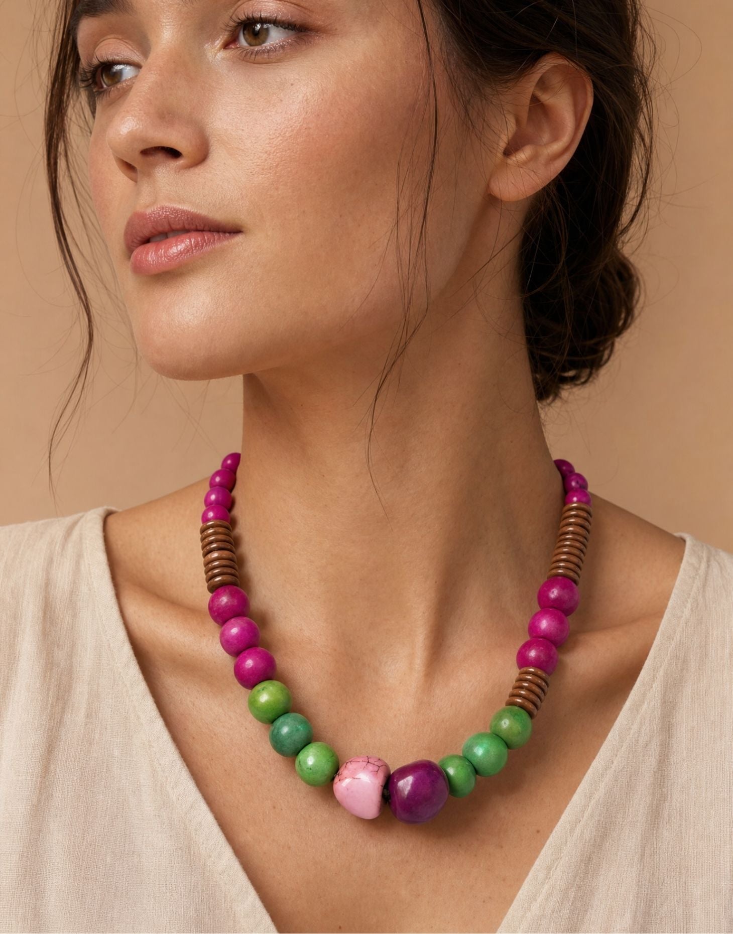 Celine Tagua Necklace