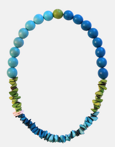 Ayla Necklace - Blue and Green