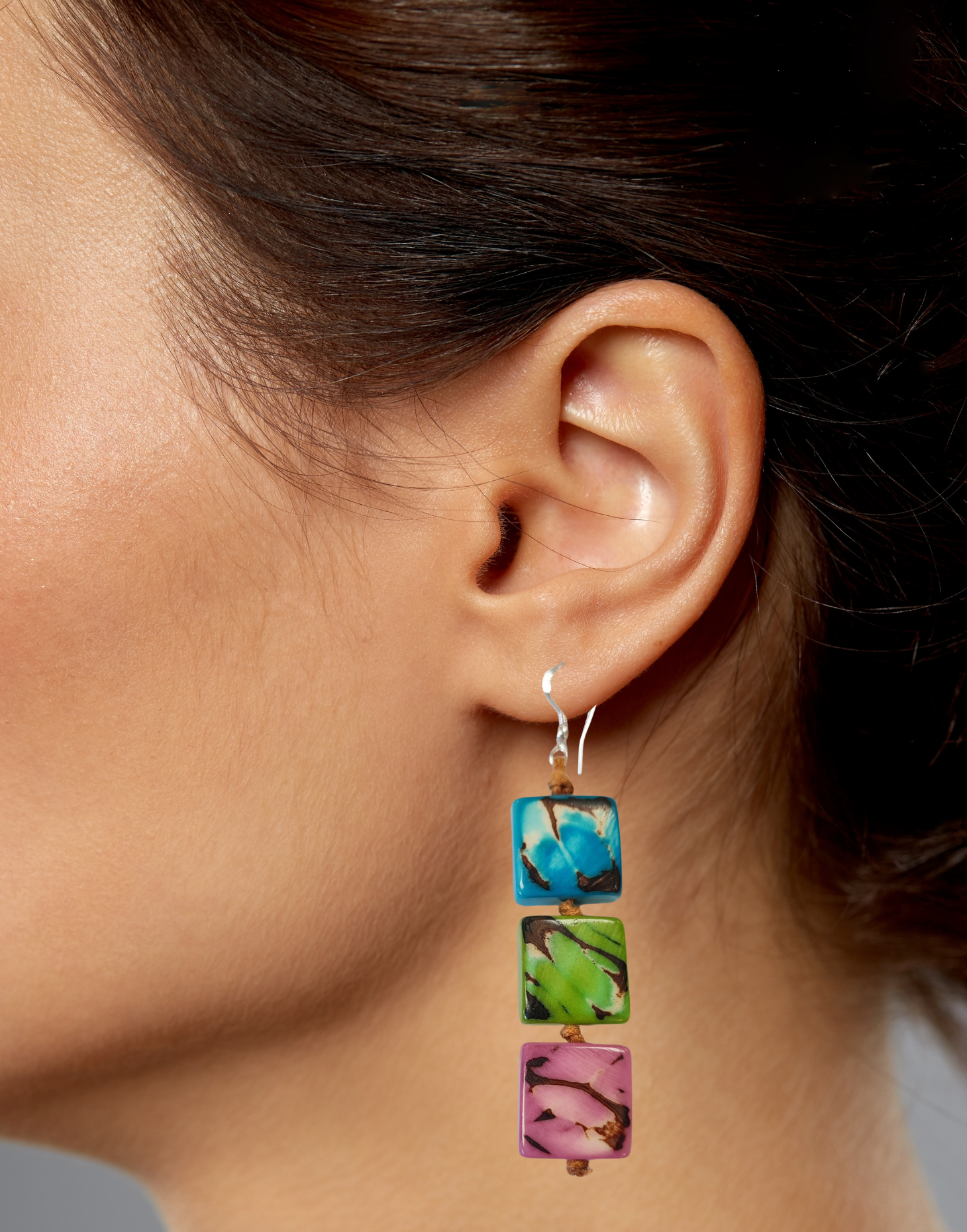 Claudia Tagua Earrings - Cool