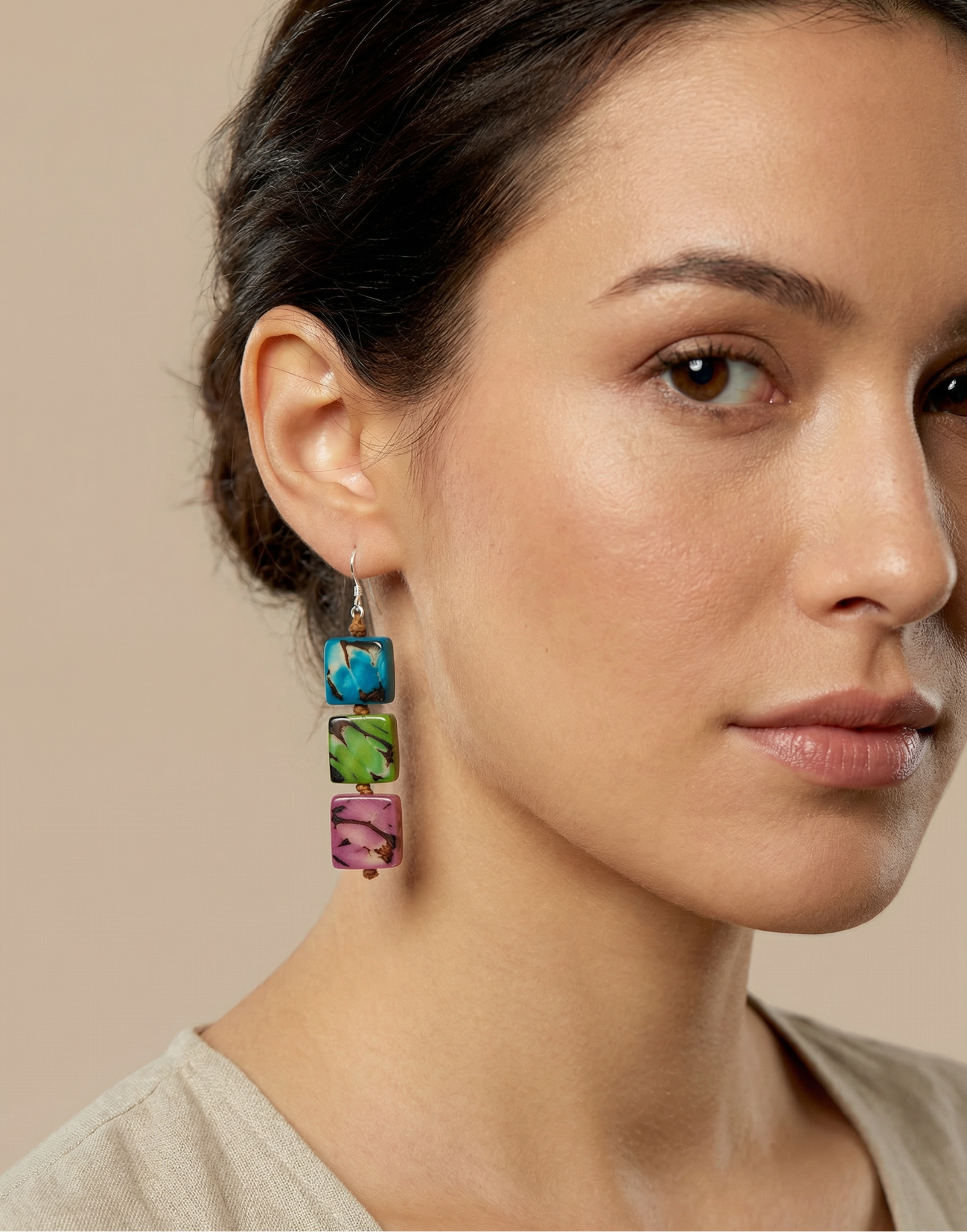Claudia Tagua Earrings - Cool