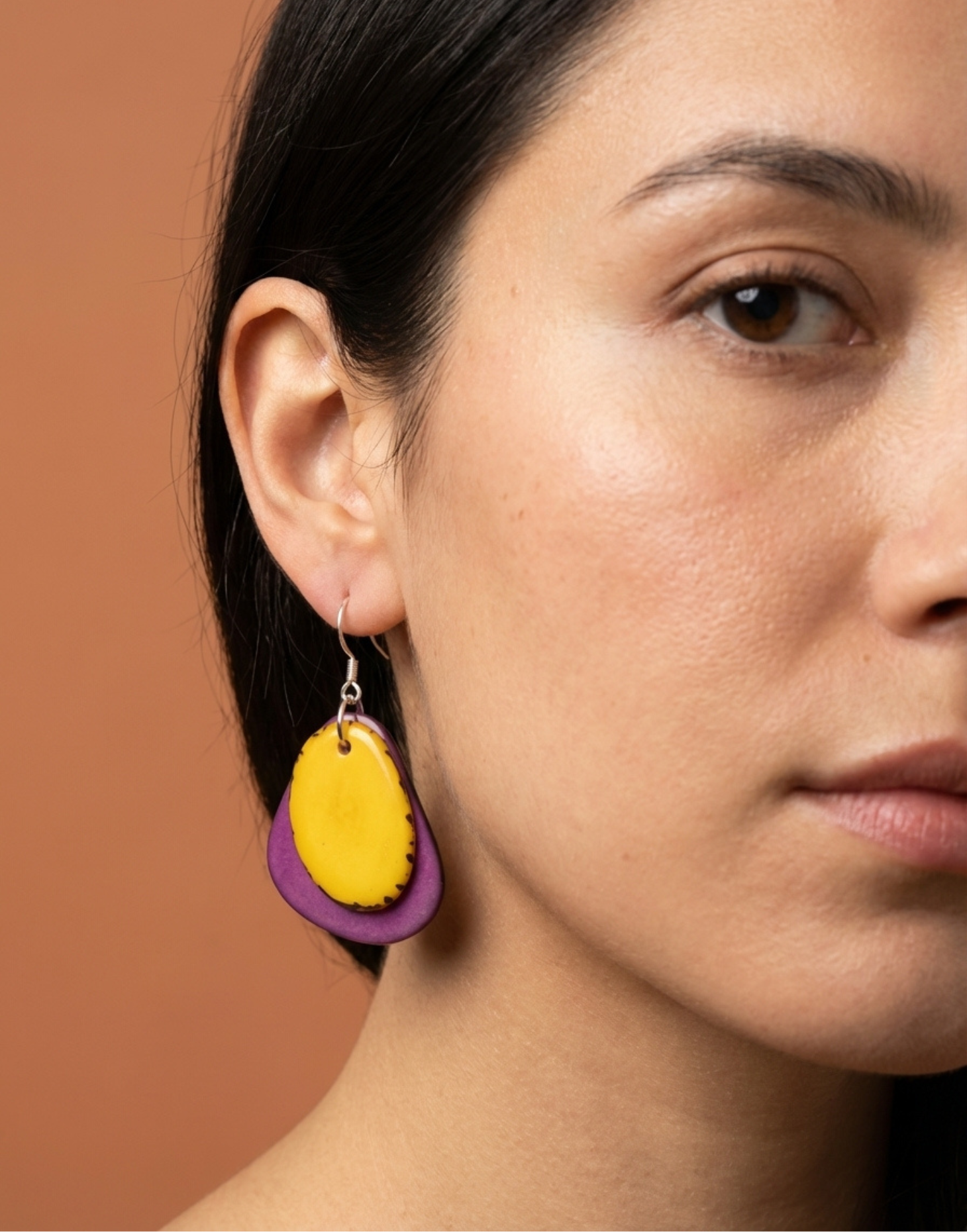Secca Tagua Nut Earrings