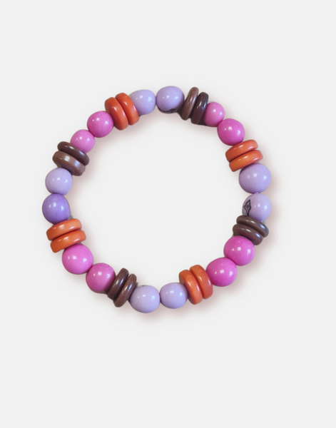 Erica Elasticated Tagua Bracelet