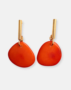 Maria Colourful Tagua Earrings