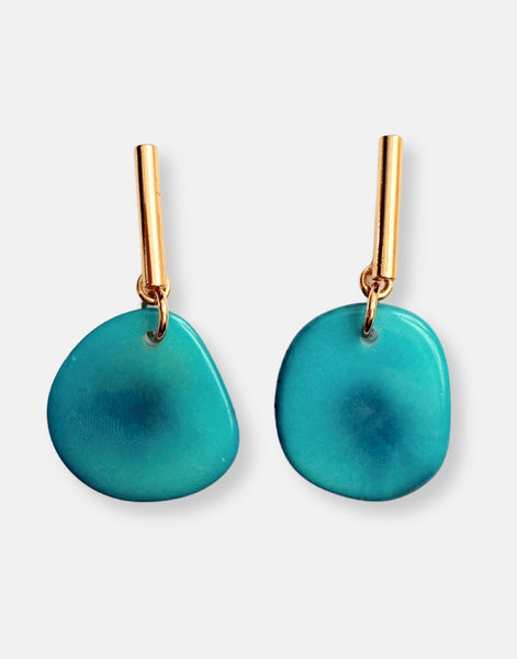 Maria Colourful Tagua Earrings