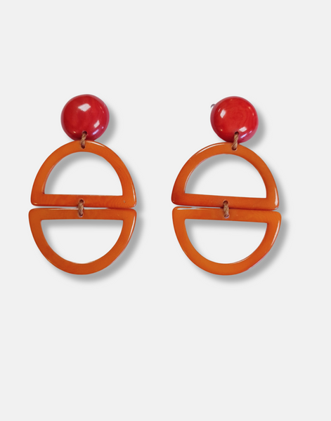 Miranda Earrings Orange