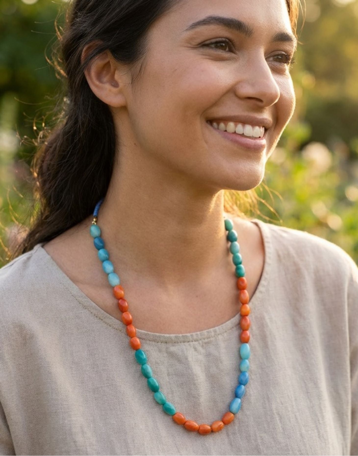 Nativa Summer - Tagua Necklace