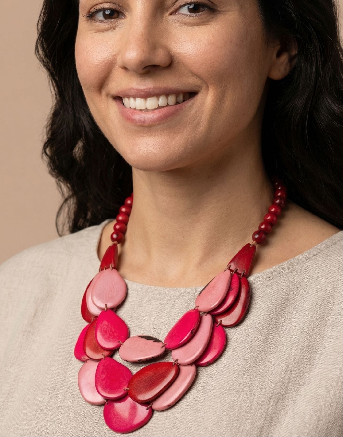 Santos Tagua Necklace - Berries