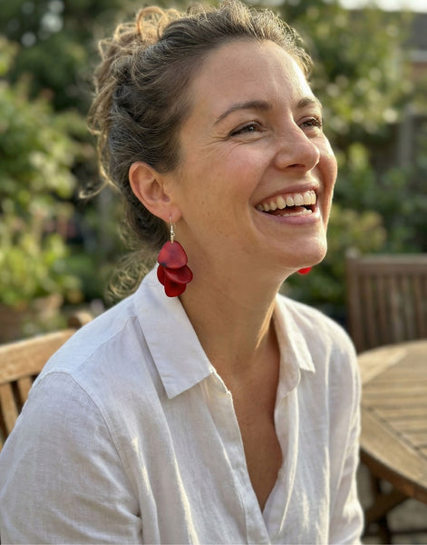 Bogota Tagua Bunch Earrings