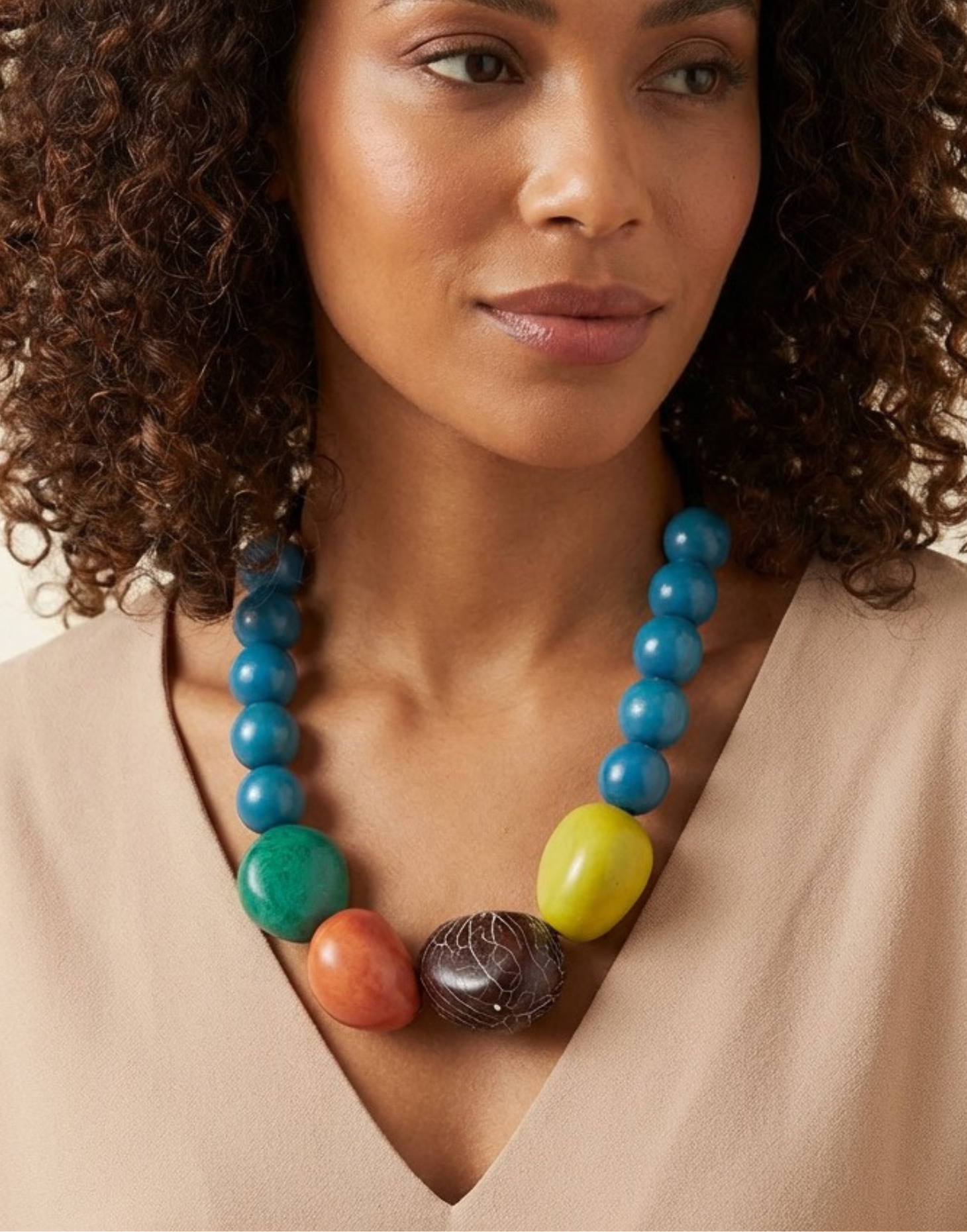 Harrogate Necklace - Lime Accent