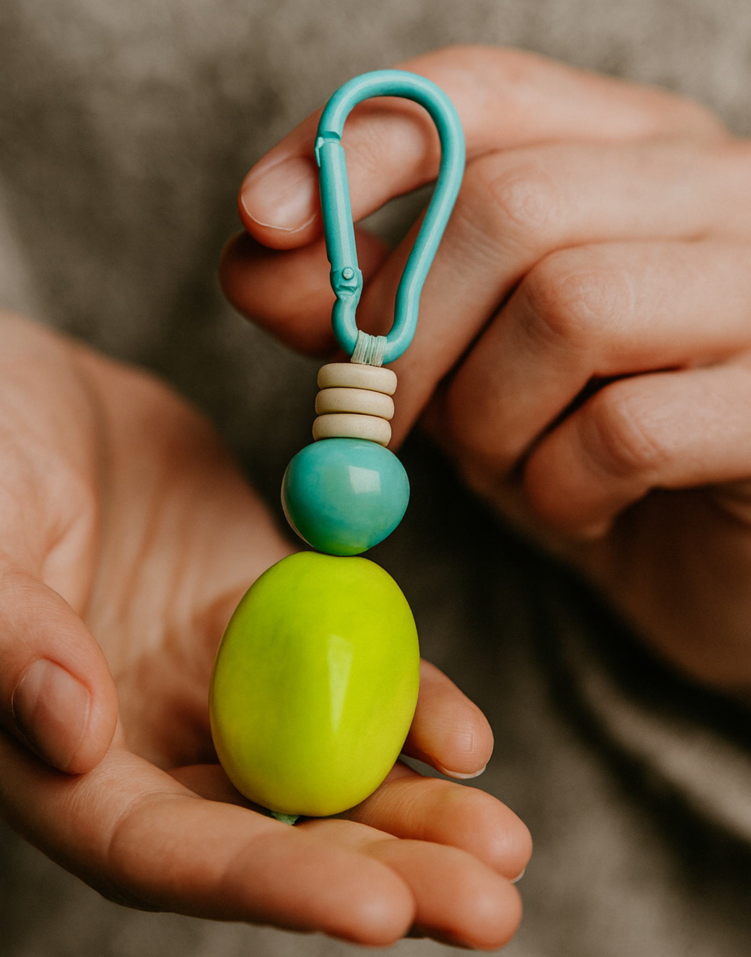 Colourful keyring