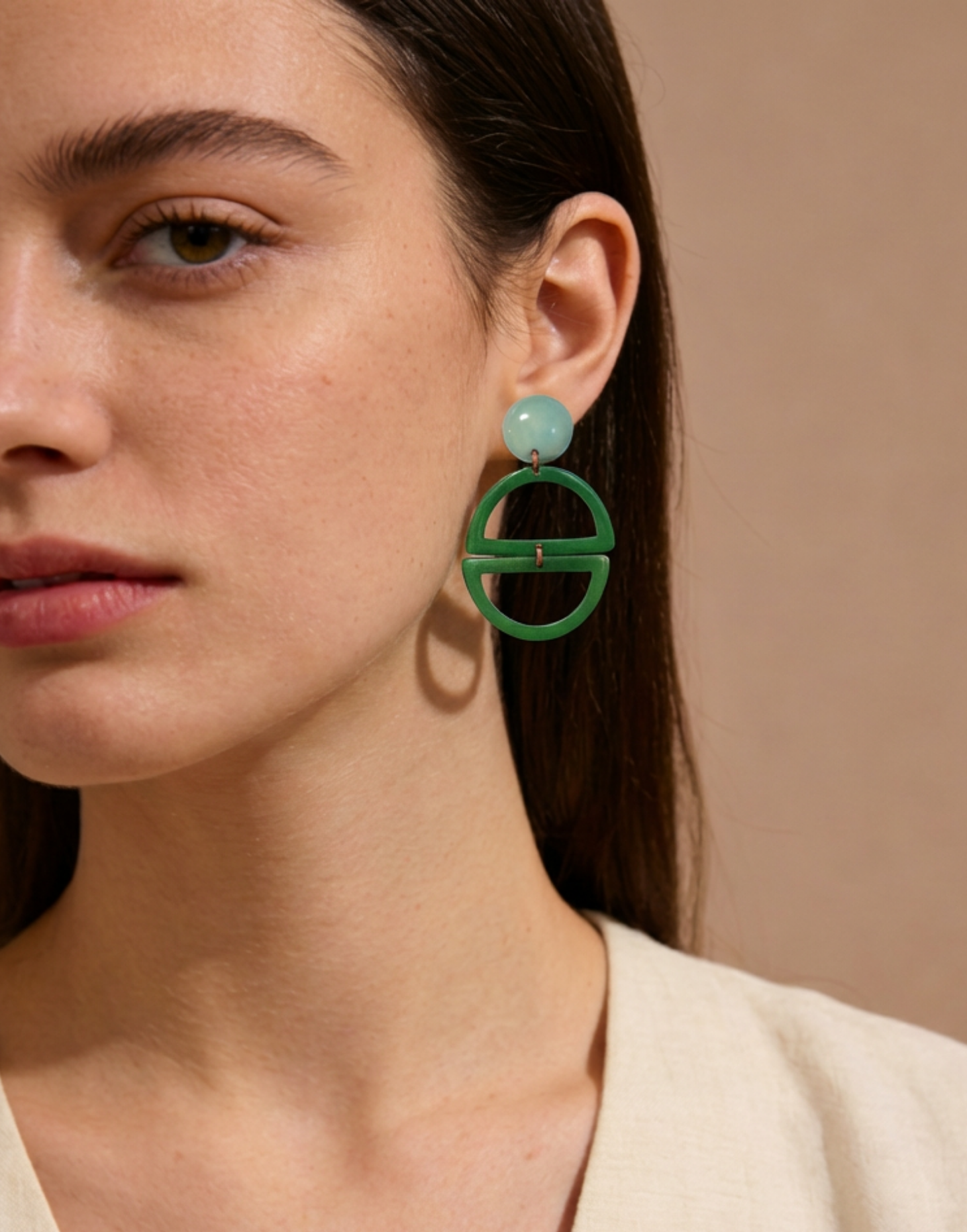 Miranda Earrings Green