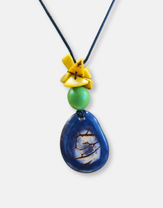 Tessa Adjustable Pendant Necklace - Multicoloured