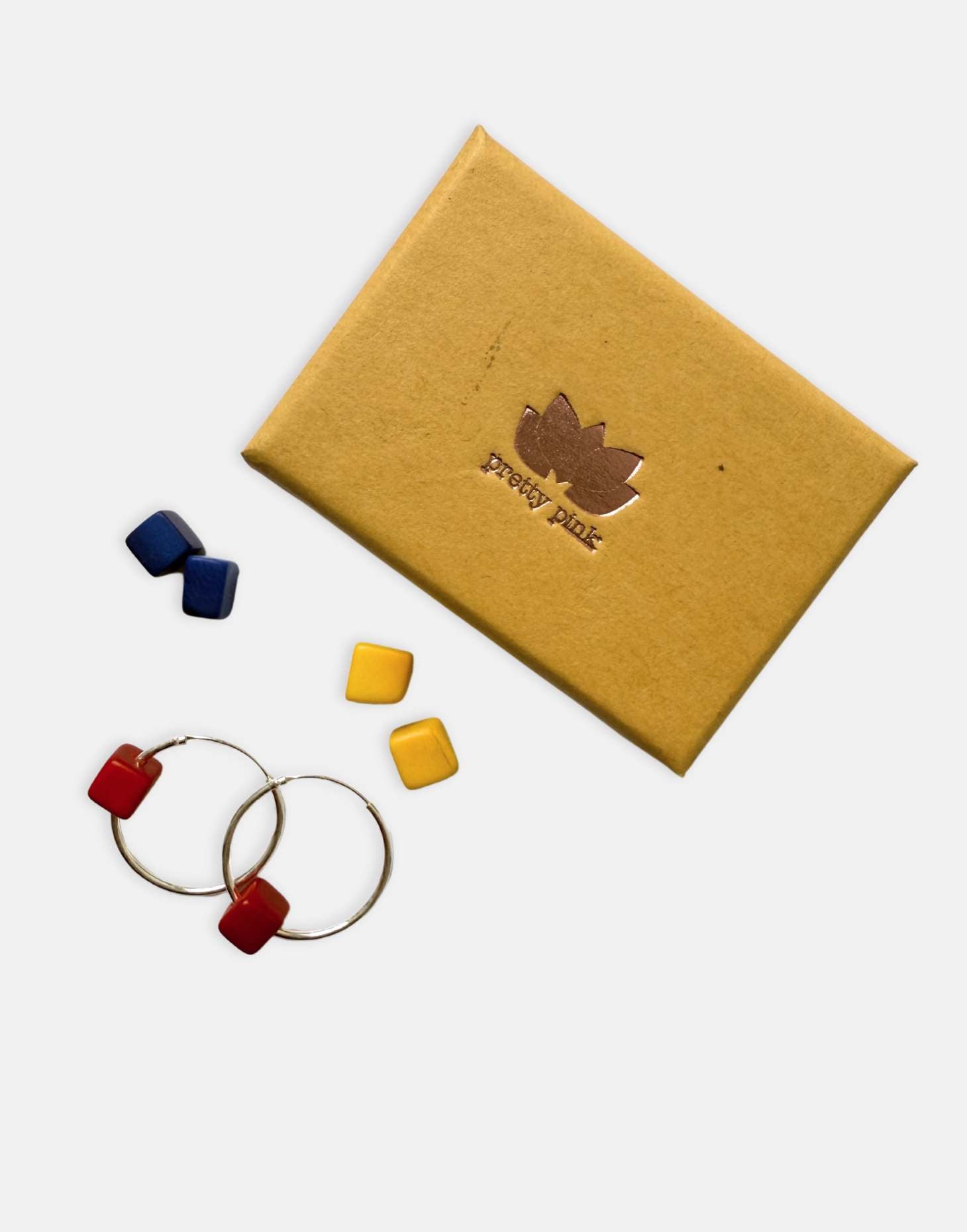Silver Tagua Trio Earrings