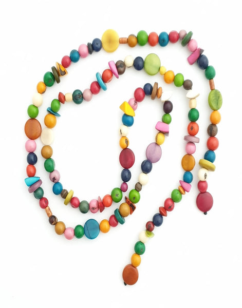 Cobra Eco-Necklace Multicoloured - Pretty Pink Jewellery