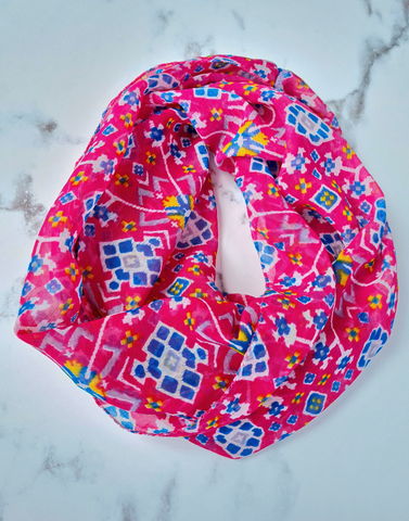 Infinity Scarves Bright Pink - Pretty Pink Jewellery