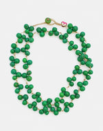Acai Berry Long Necklace - Cool Colours - Pretty Pink Jewellery