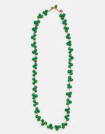 Aqua Acai Berry Long Necklace - Cool Colours - Pretty Pink Jewellery