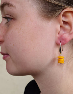 Yellow Manaus Earrings - Pretty Pink Jewellery