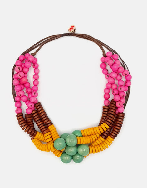 Formentera Necklace - Pretty Pink Jewellery