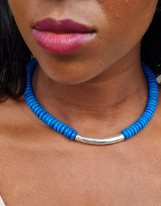 Blue Manaus Necklace - Pretty Pink Jewellery