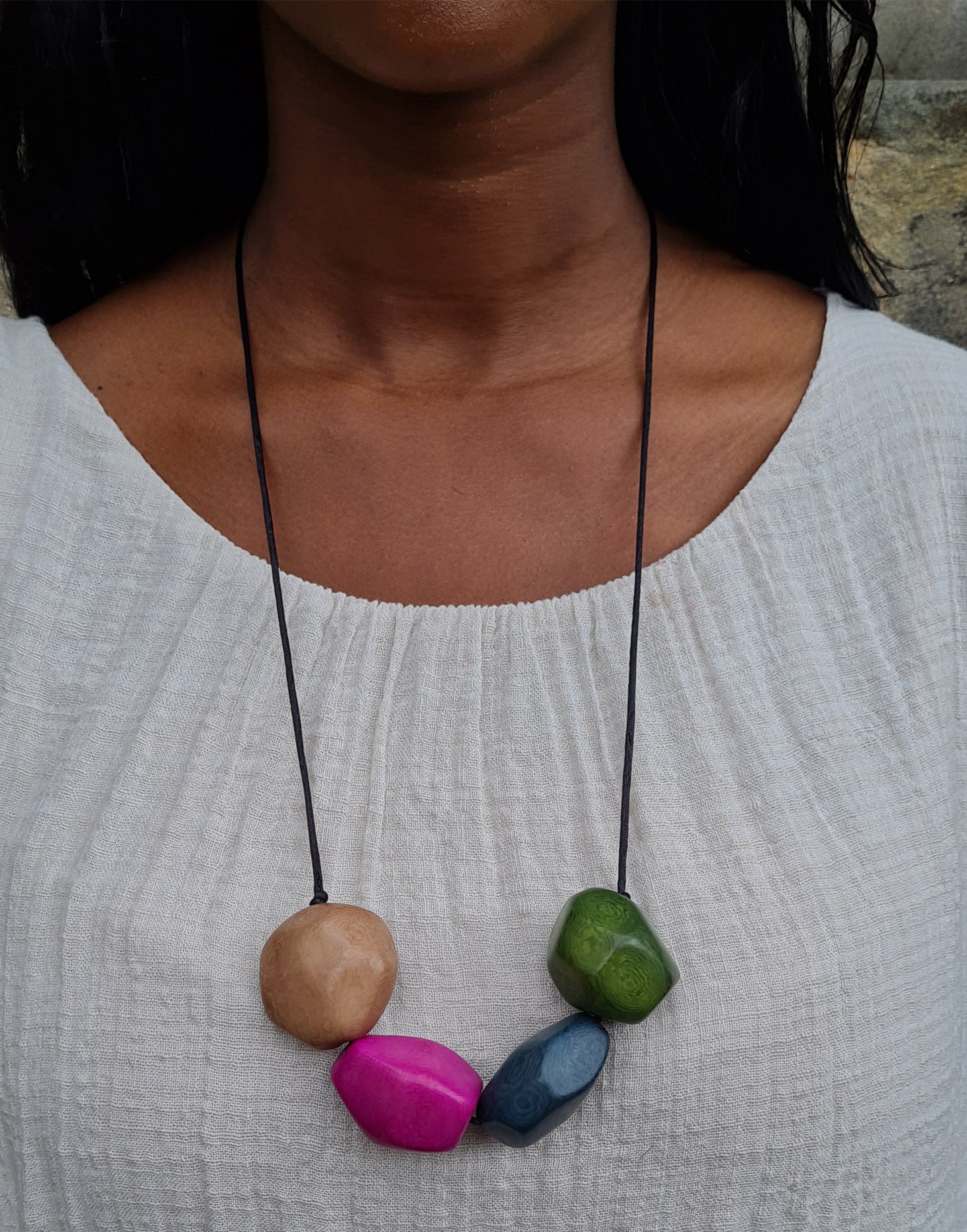 Quarteto Necklace - Uva - Pretty Pink Jewellery