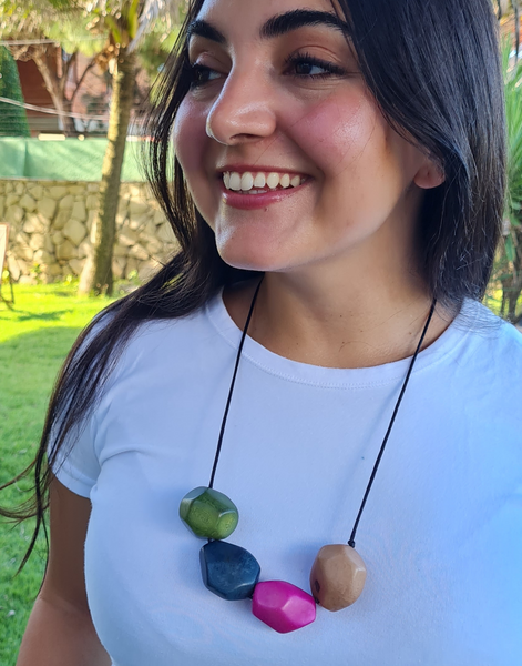 Quarteto Necklace - Uva - Pretty Pink Jewellery