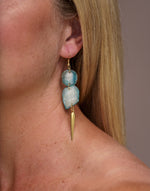 Aqua Scama Earrings - Pretty Pink Jewellery