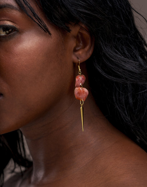 Scama Earrings - Pretty Pink Jewellery