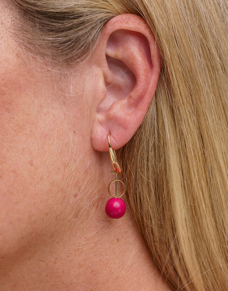 Pink Ana Acai Earrings - Pretty Pink Jewellery
