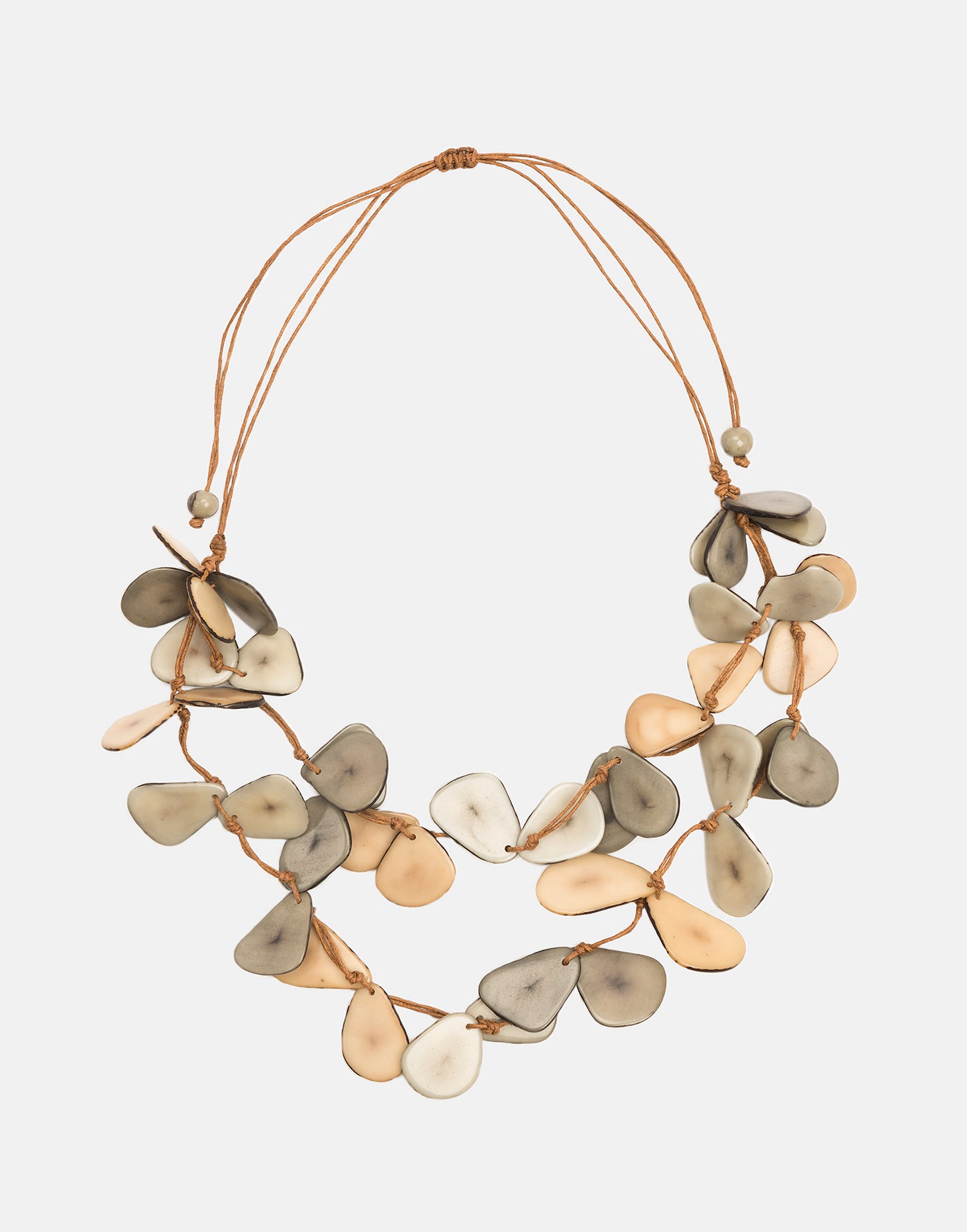 Secca Tagua Neck - Neutral Mix - Pretty Pink Jewellery