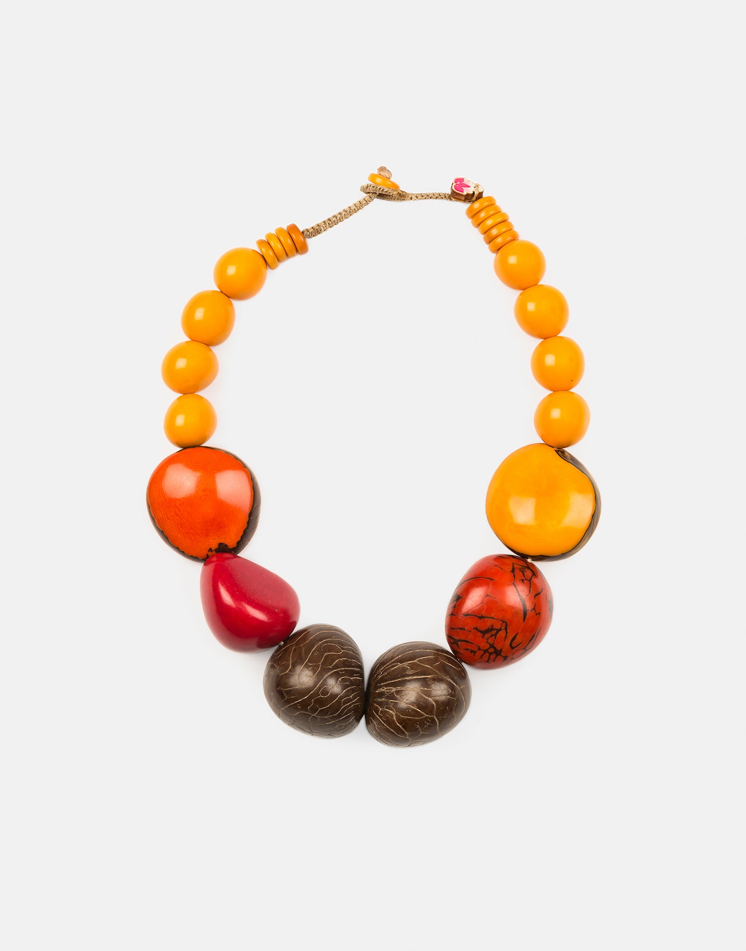 Yellow Marina Necklace - Pretty Pink Jewellery