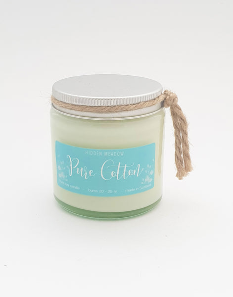 Pure Cotton Soy Wax Candles - Pretty Pink Jewellery