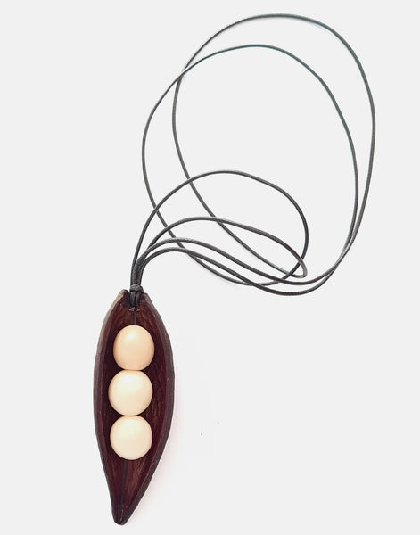 Canoinha Pod Adjustable Necklace - Pretty Pink Jewellery